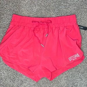 Victoria’s Secret Sport The Player Running Shorts Bright Coral Red Size Medium